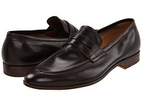 Fratelli Leather Loafer with Notched Strap