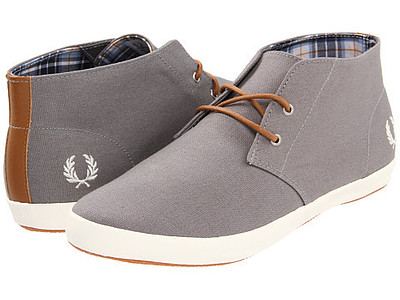 Come calzano le Fred Perry Byron Canvas/Leather