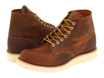 Red Wing Classic Work 6" Round Toe Storleksguide