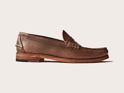 Come calzano le Oak Street Bootmakers Natural Beefroll Penny Loafer