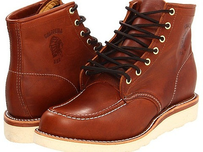 Chippewa 6" Renegade Moc Toe Wedge Storleksguide